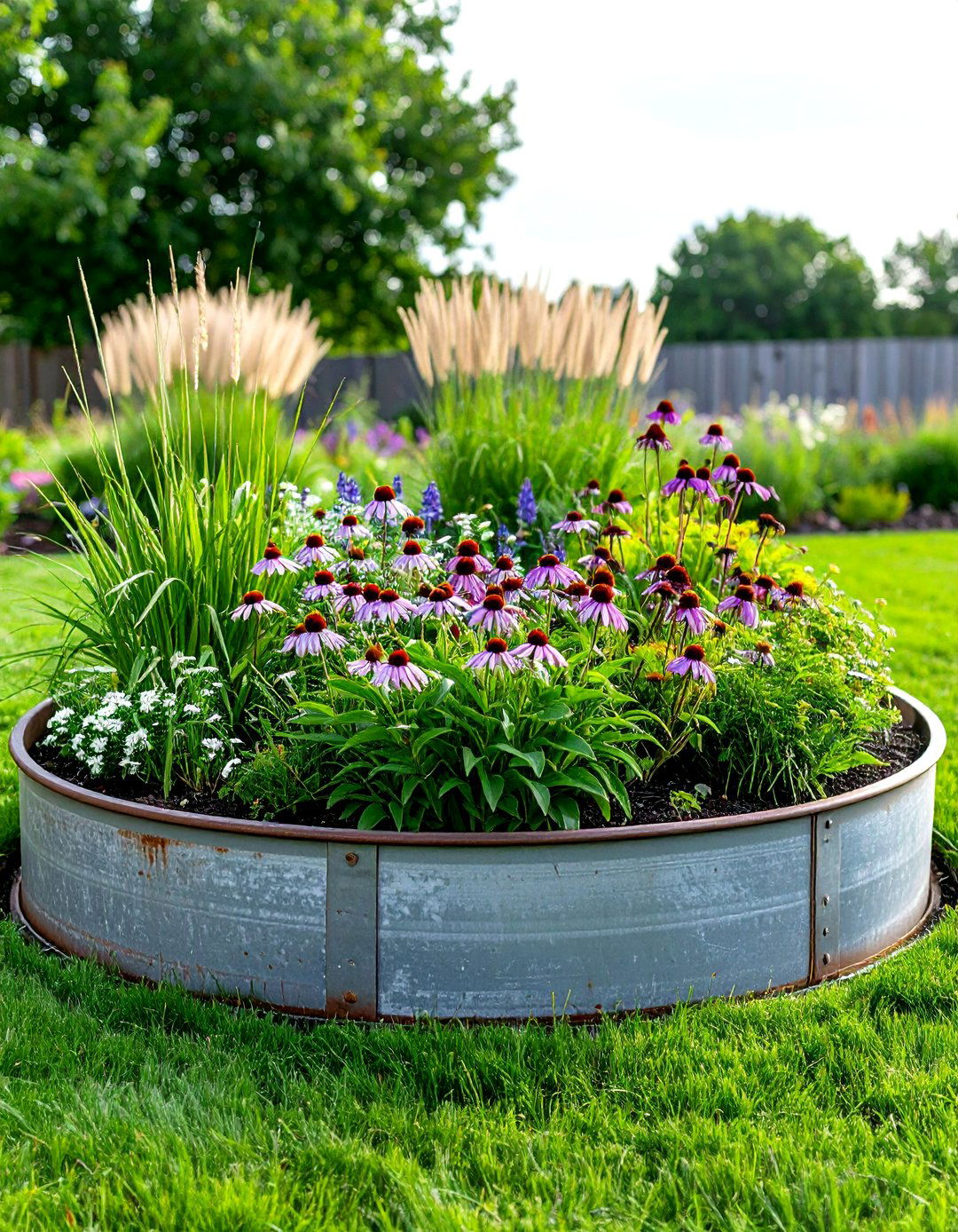 Circular Raised Garden Bed - 30 raised garden ideas