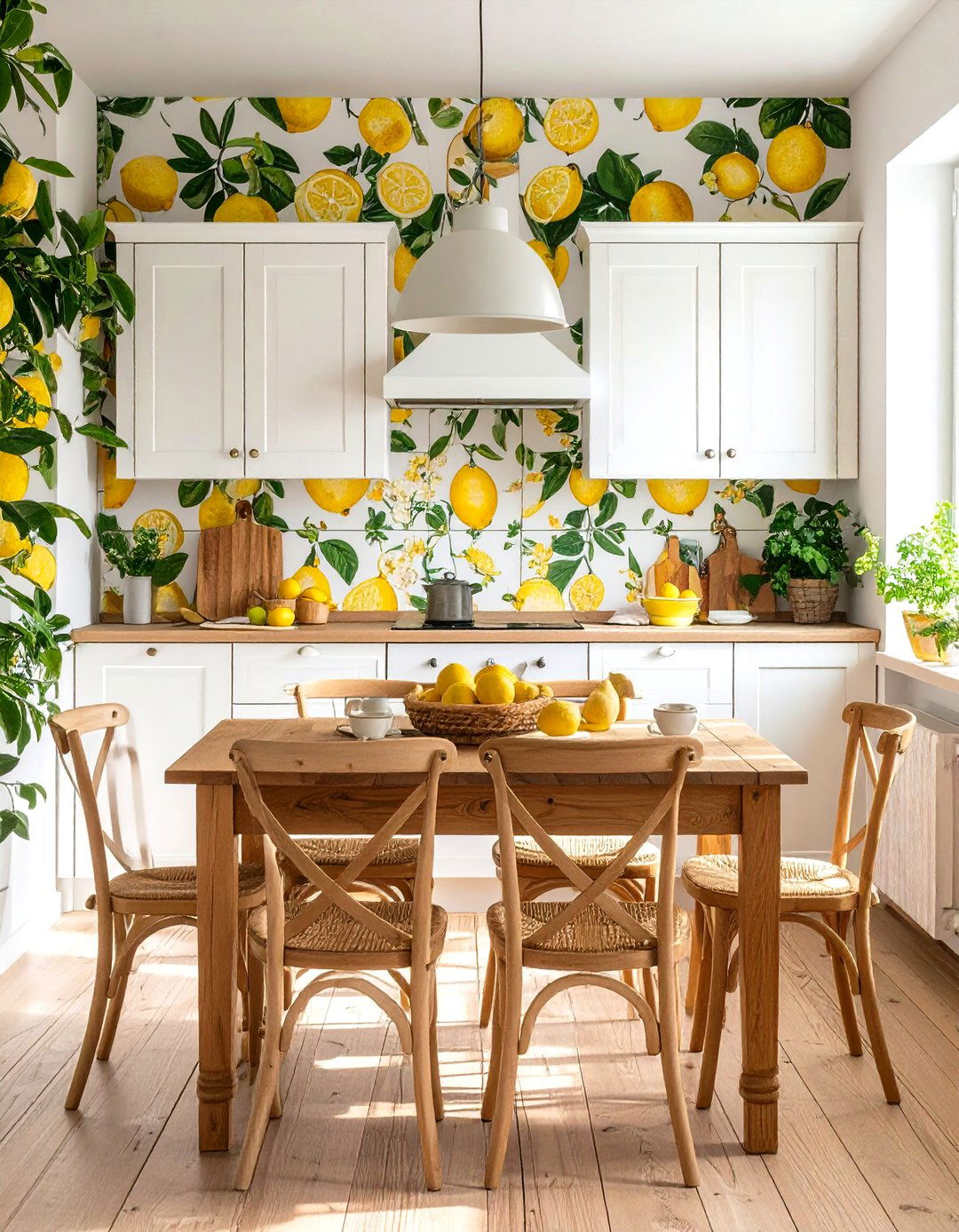 Citrus Fruit Kitchen Wallpaper - 30 kitchen wallpaper ideas