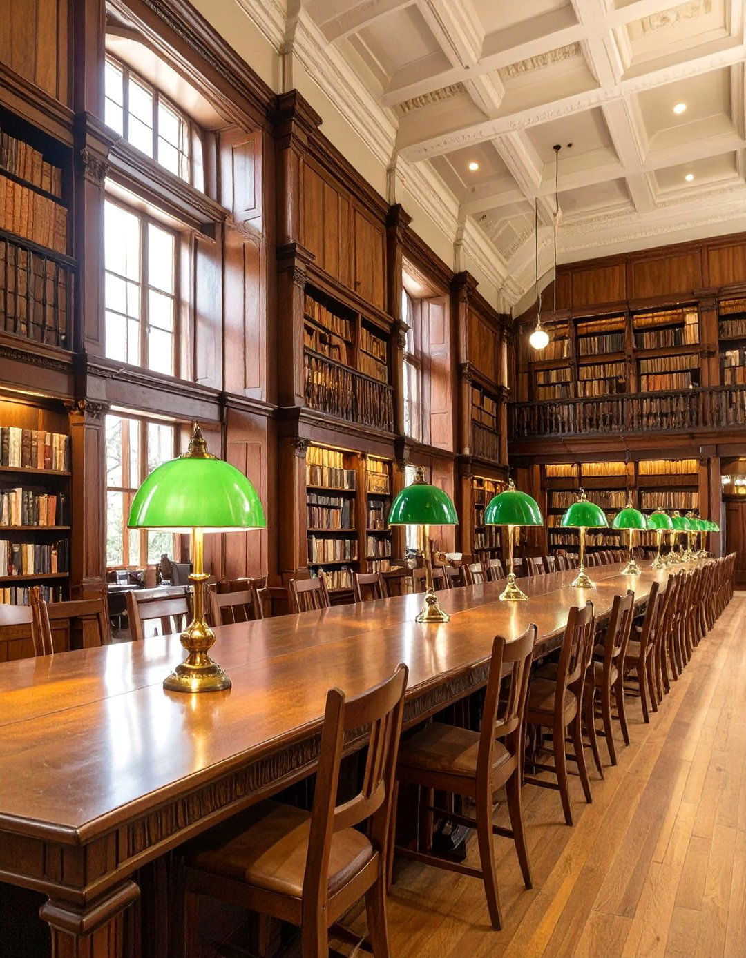 Classic Academic Library Reading Room - 30 commercial interior design ideas