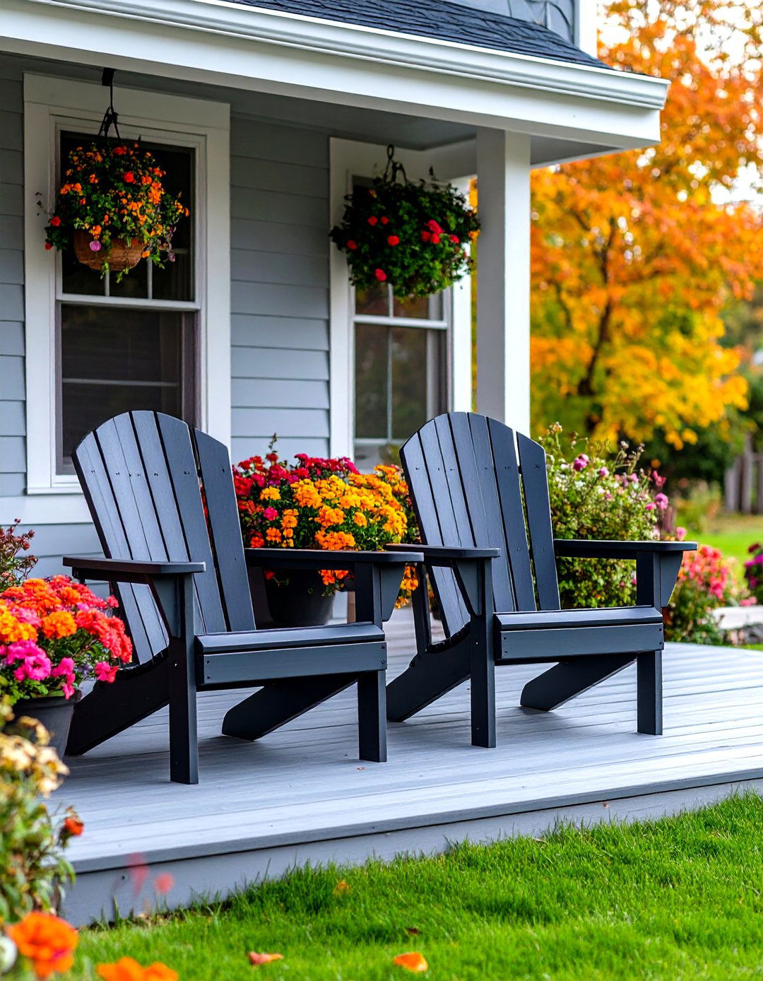 Classic Adirondack Chairs - 30 porch decor ideas