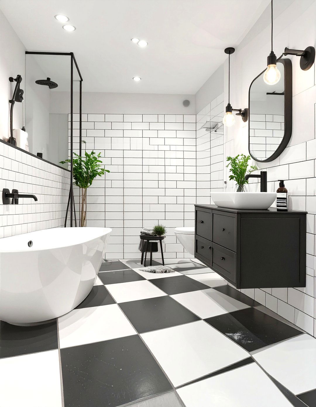 Classic Black and White Color Schemes - 30 timeless interior design ideas