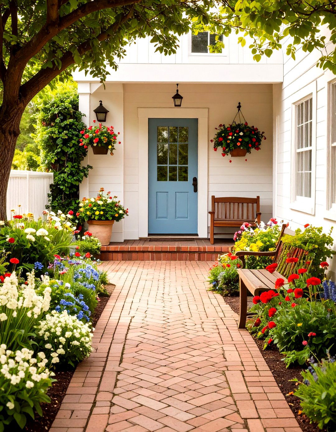 Classic Brick Paver Entryway Flooring - 30 entryway flooring ideas