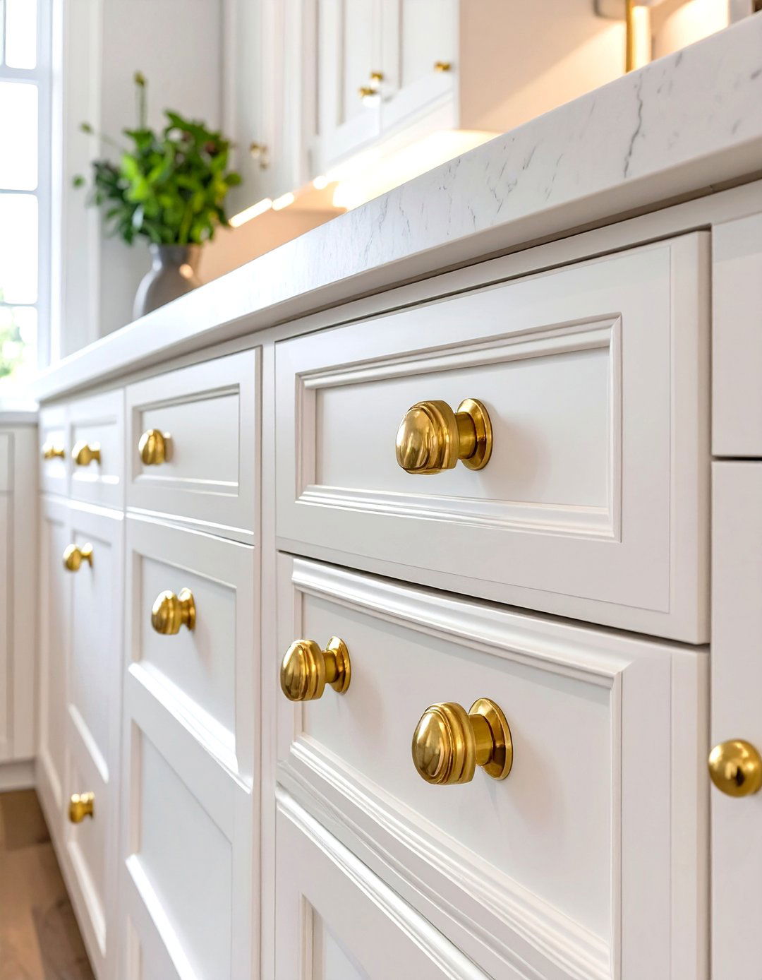 Classic Cabinet Hardware - 30 timeless kitchen design ideas
