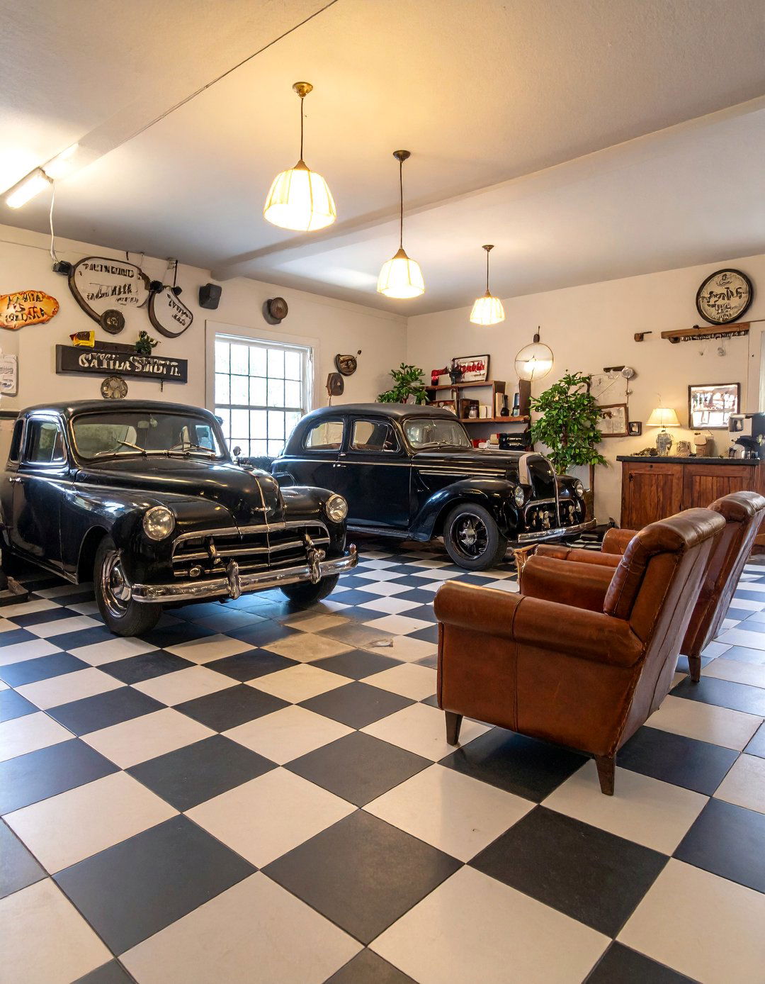 Classic Car Collectors Garage - 30 2 car garage ideas