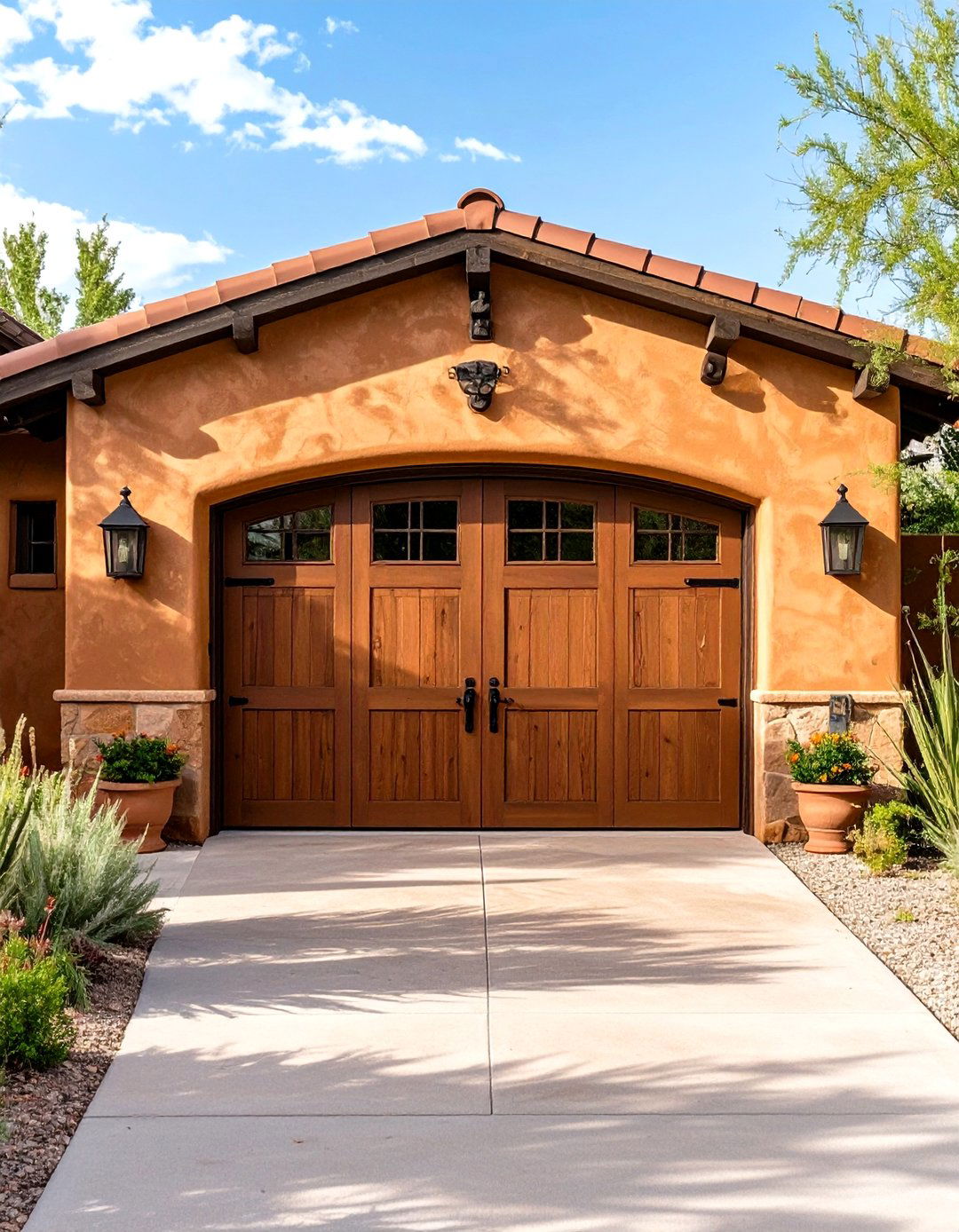 Classic Clay Color - 30 garage door color ideas