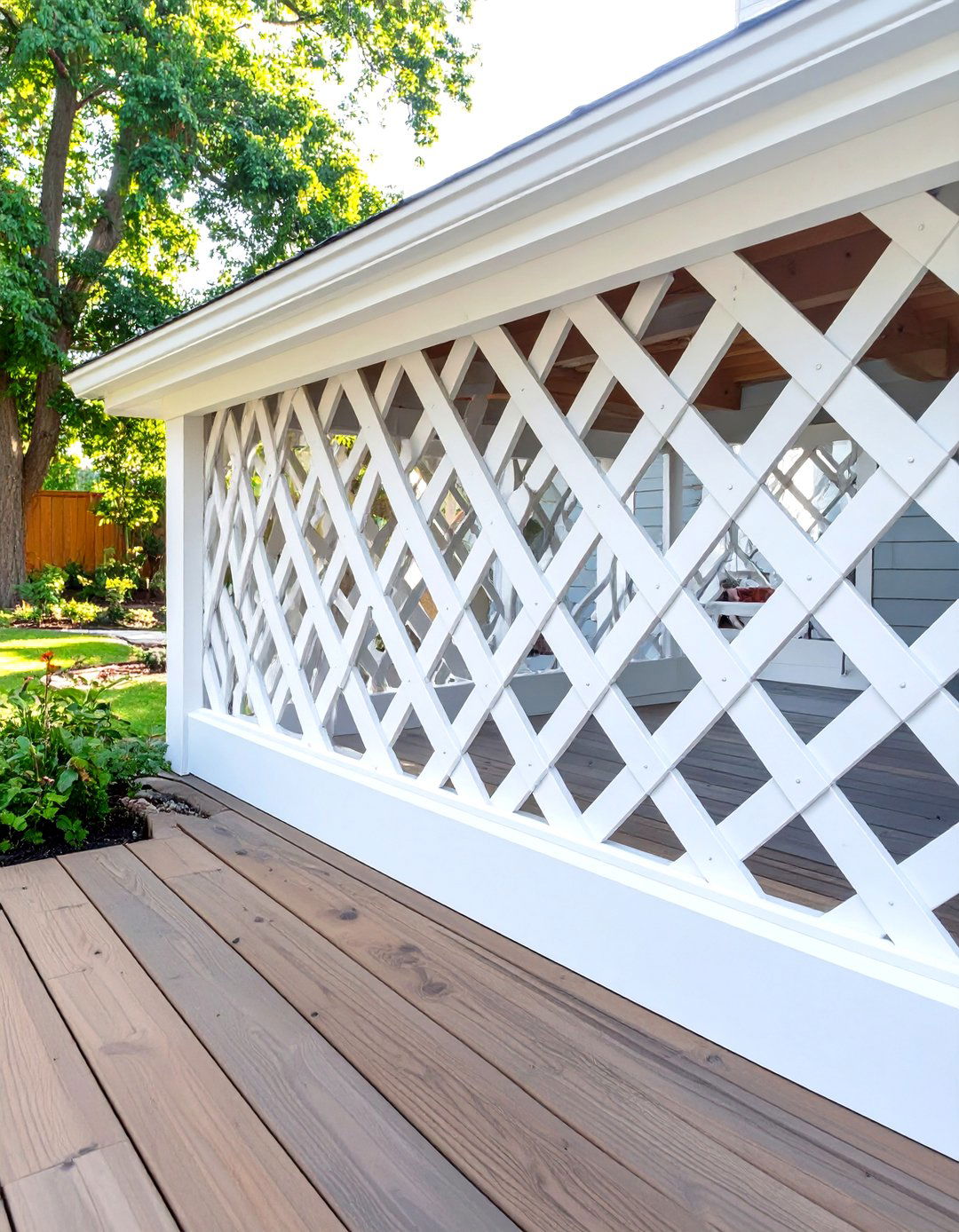 30 Creative Under Deck Lattice Ideas for Your Yard - We Love Home Blog