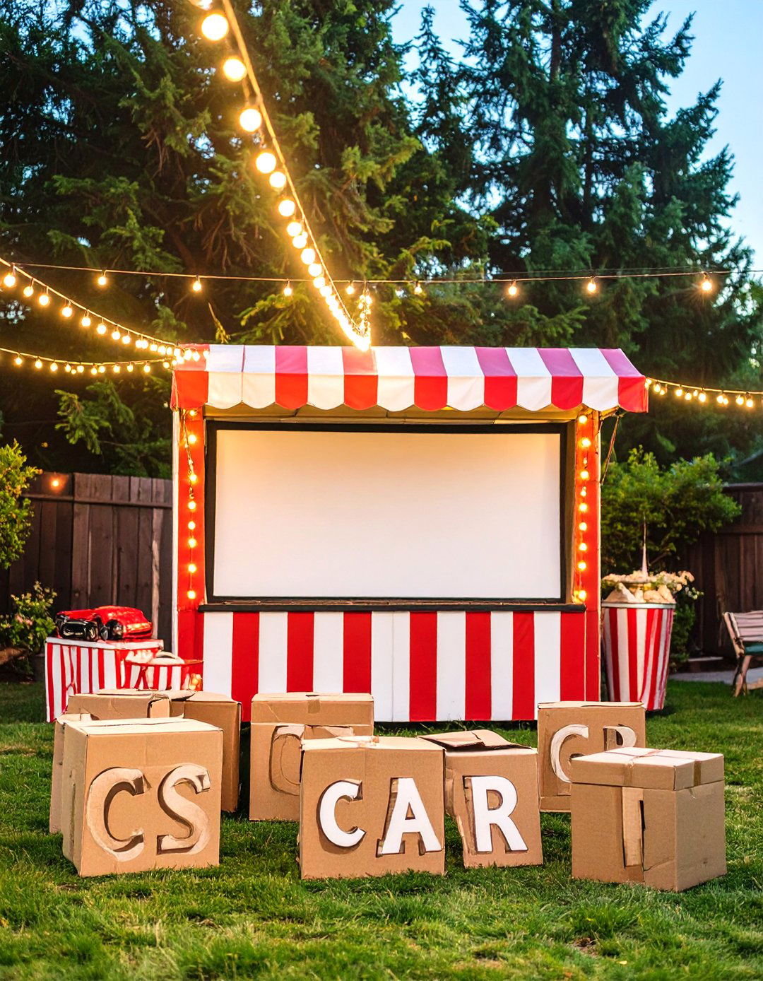 Classic Drive In Movie Experience - 30 backyard movie night ideas