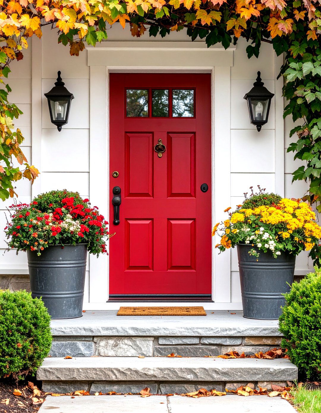 Classic Farmhouse Entryway Front Door - 30 entryway front door ideas