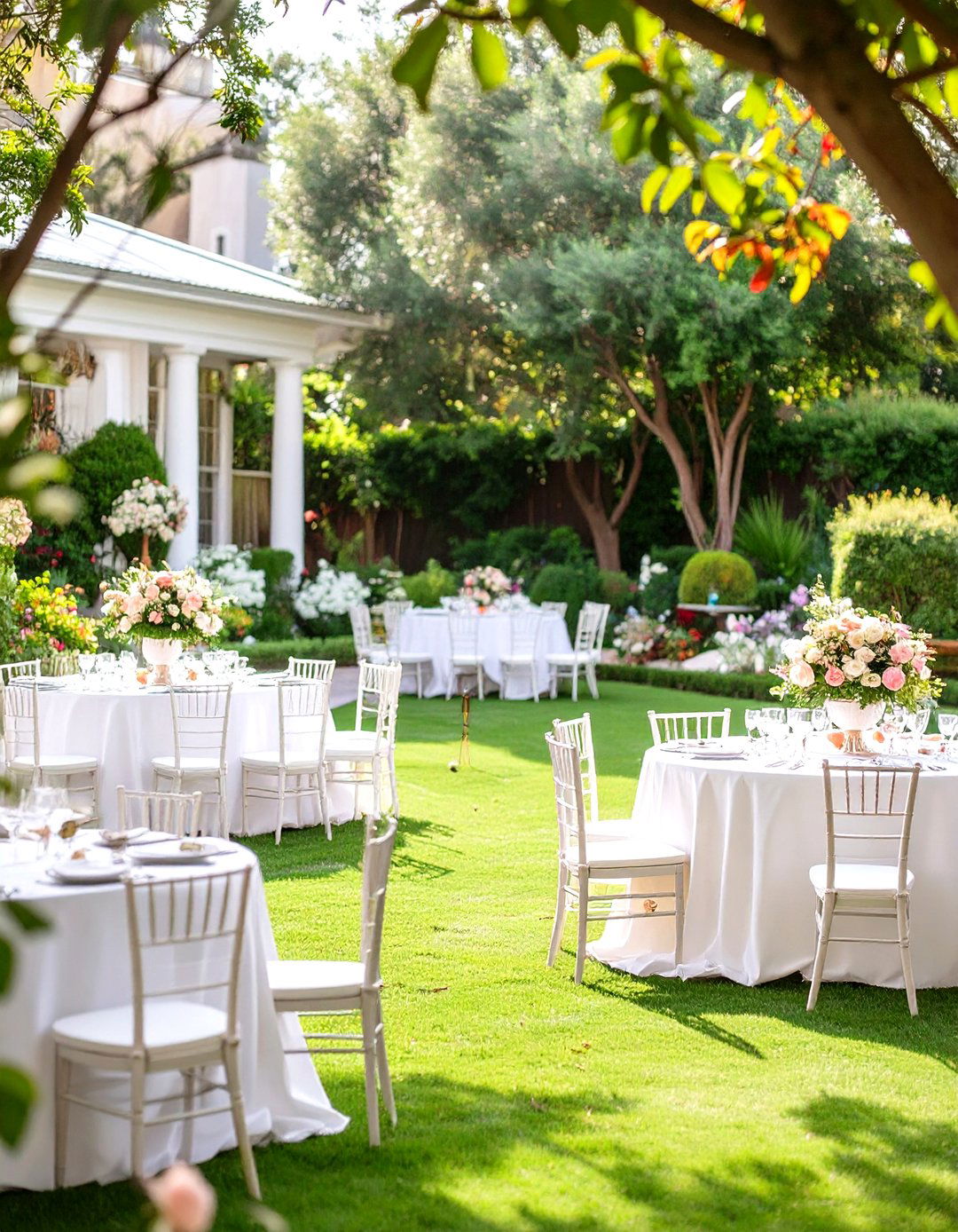 Classic Garden Party Backyard Wedding - 30 backyard wedding ideas