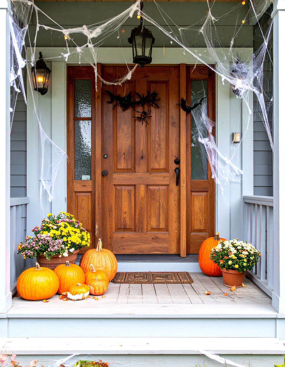 Classic Haunted House Porch - 30 halloween front porch ideas