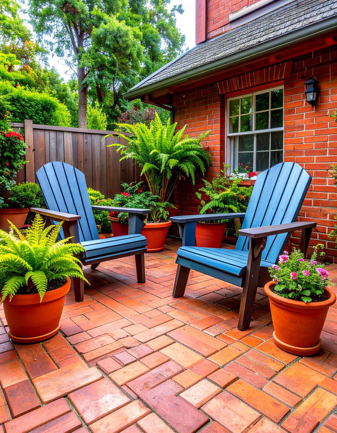 Classic Herringbone Brick Patio Pavers - 30 patio pavers ideas