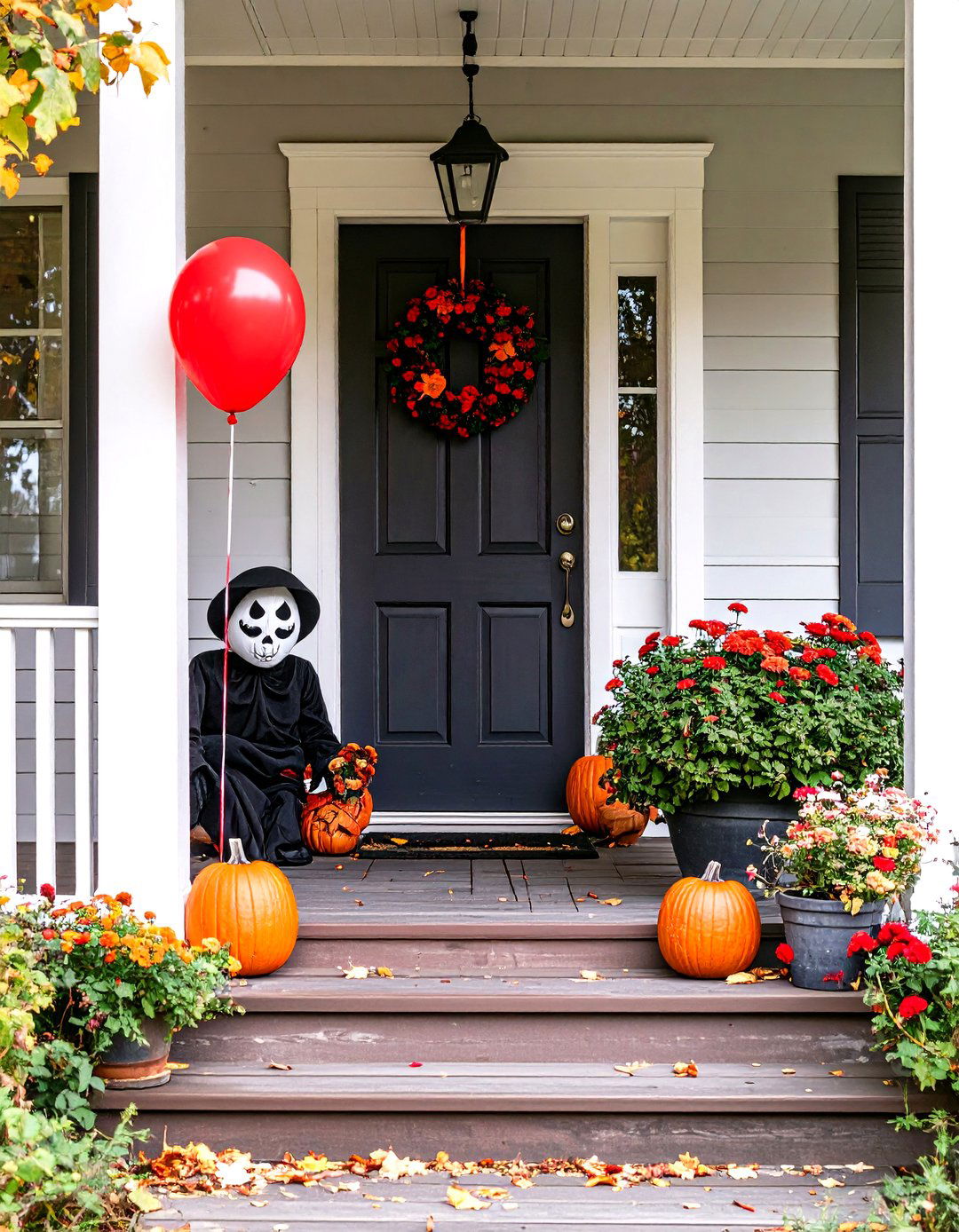 Classic Horror Movie Tribute Porch - 30 halloween front porch ideas