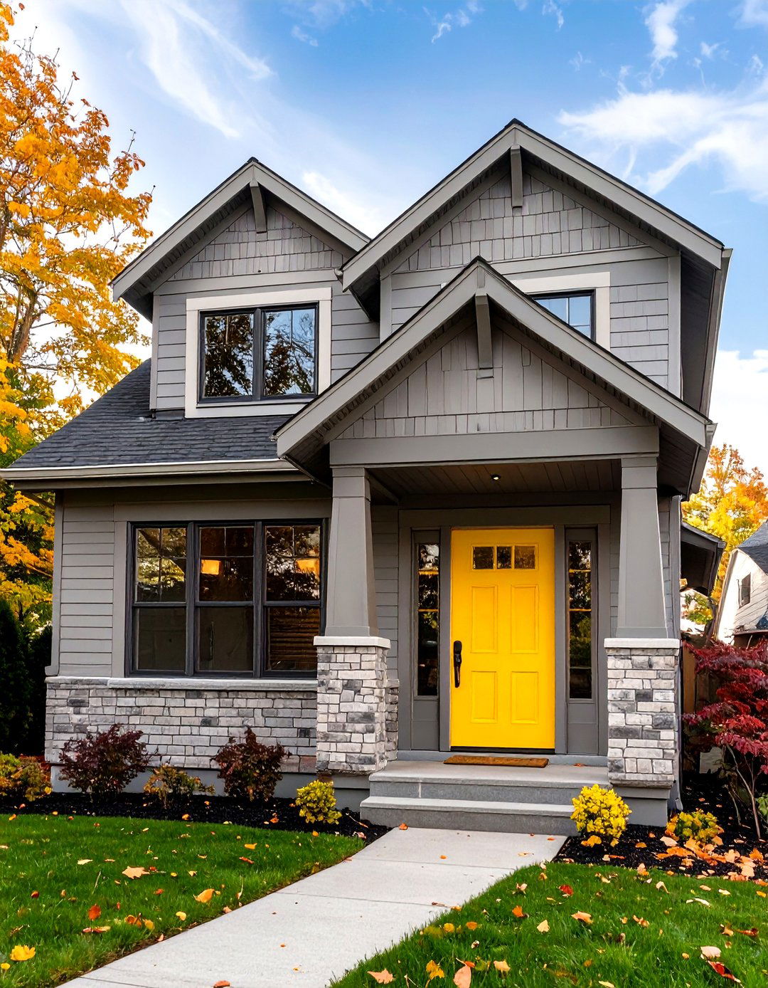 Classic Light Gray Brick Houses - 30 house exterior brick paint color ideas