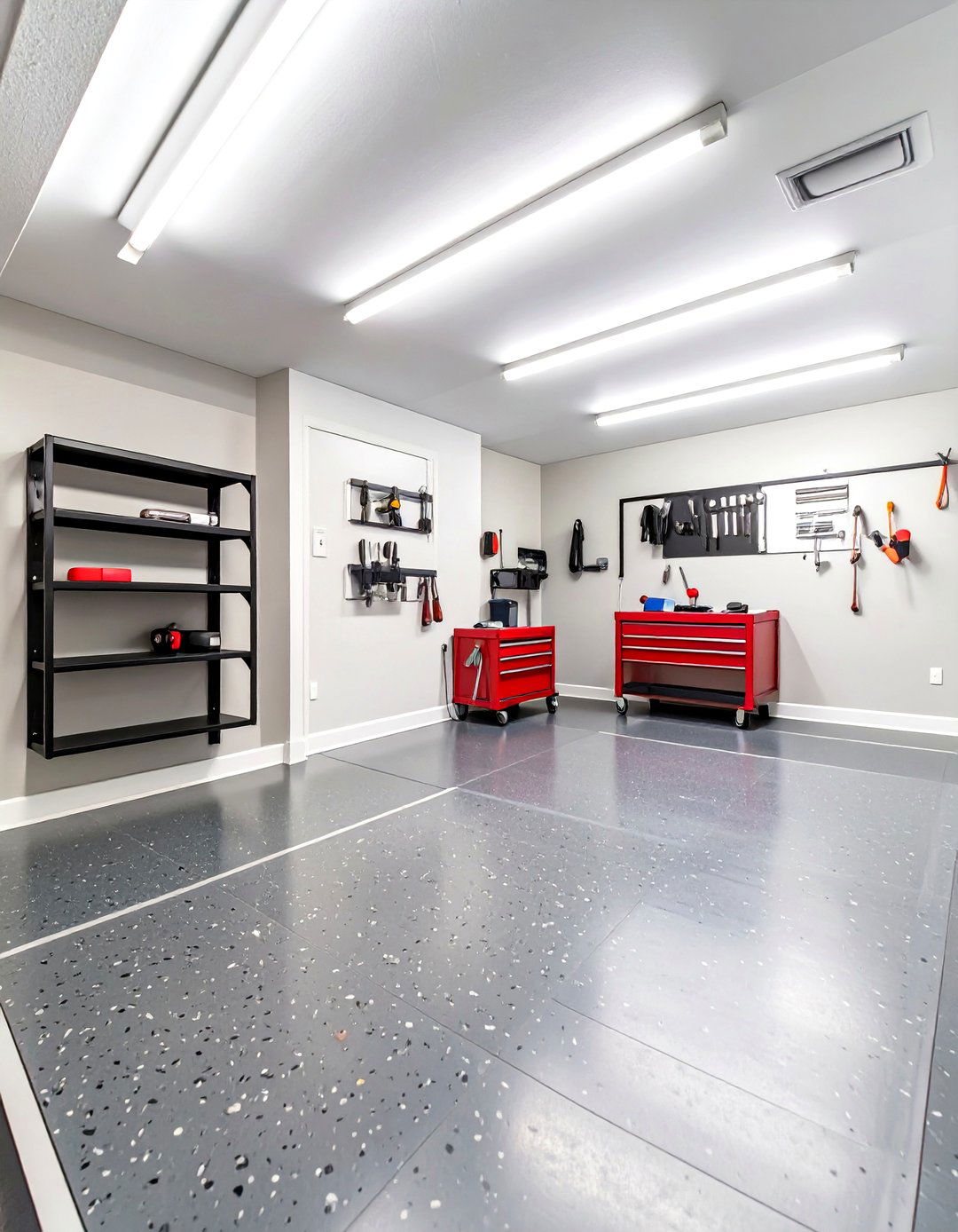 Classic Light Gray Garage Walls - 30 garage wall paint ideas