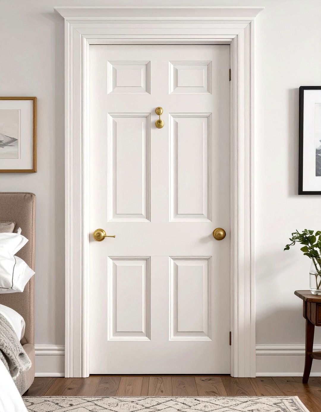 Classic Paneled Bedroom Door - 30 bedroom door ideas