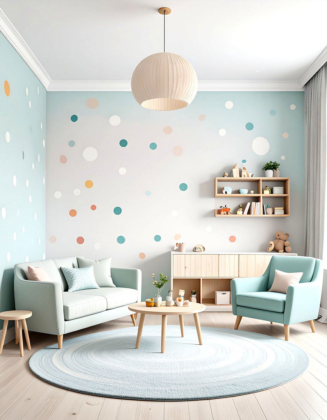 Classic Polka Dot Playland - 30 little girls room ideas