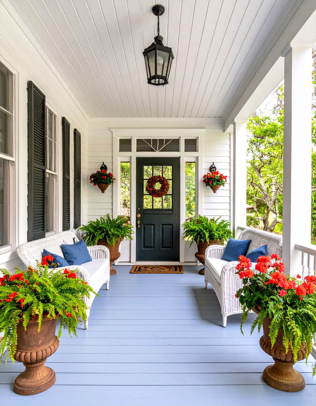 Classic Southern Charm Porch - 30 front porch decorating ideas