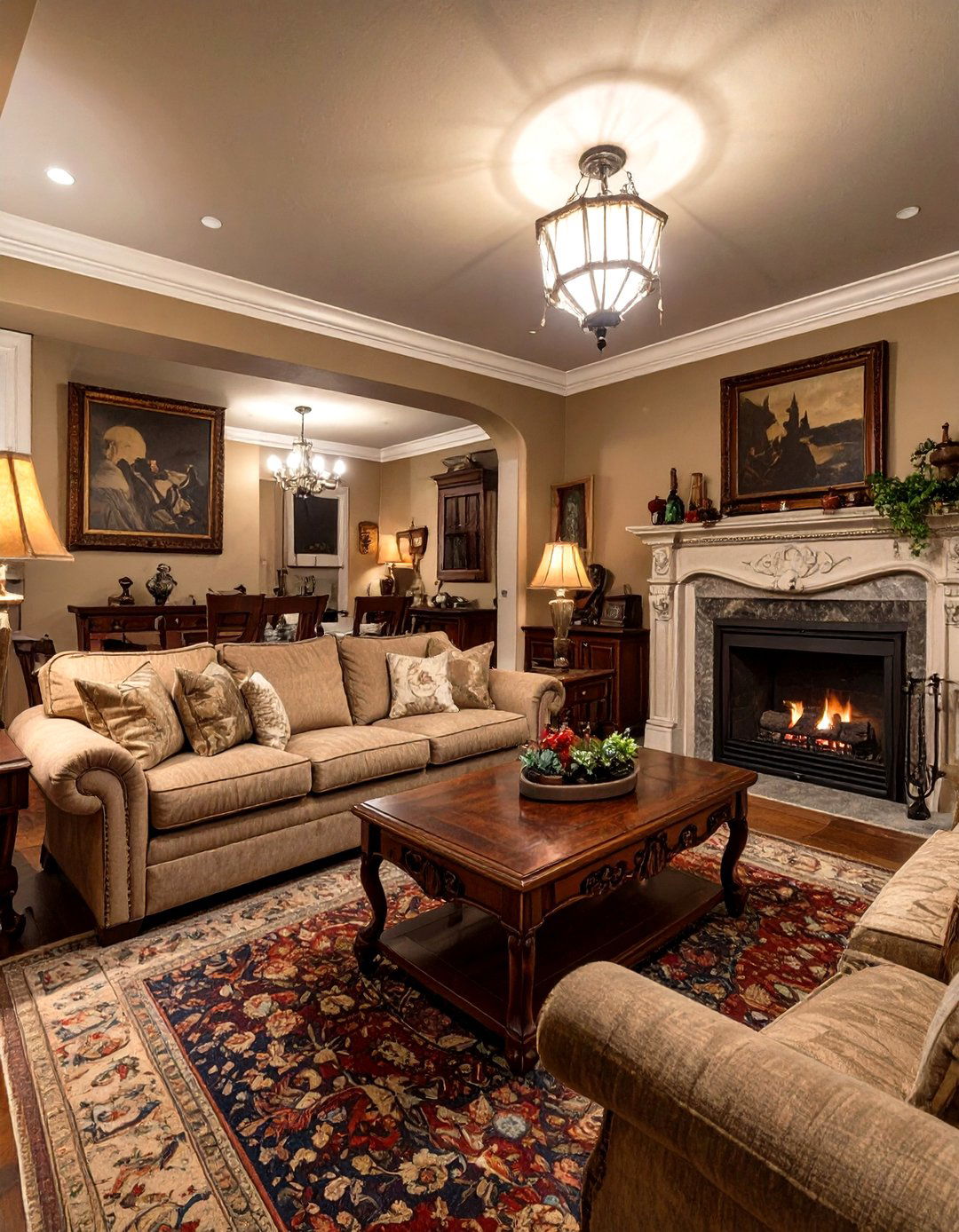 Classic Traditional Basement Family Room - 30 basement family room ideas