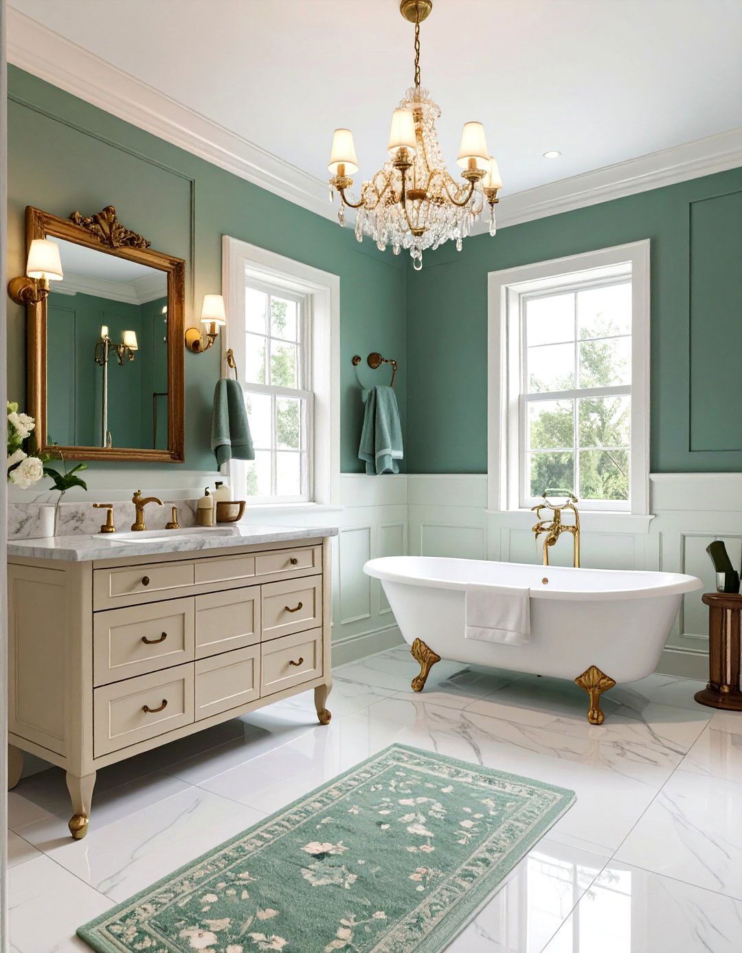 Classic Traditional Bathroom - 30 bathroom theme ideas