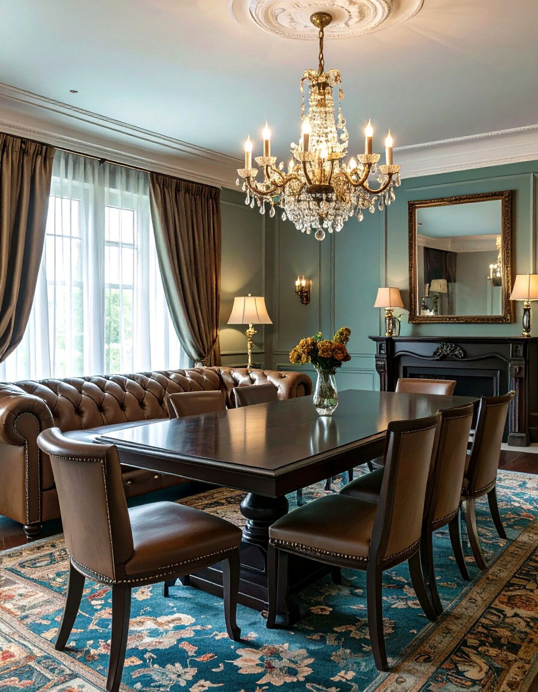 Classic Traditional Elegance - 30 lounge dining room ideas