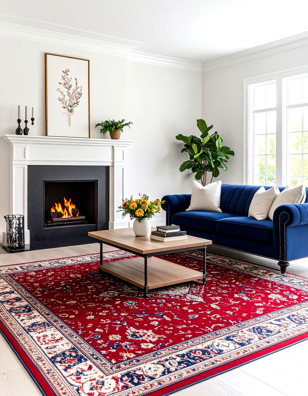 Classic Traditional Living Room - 30 interior design color palette generator ideas