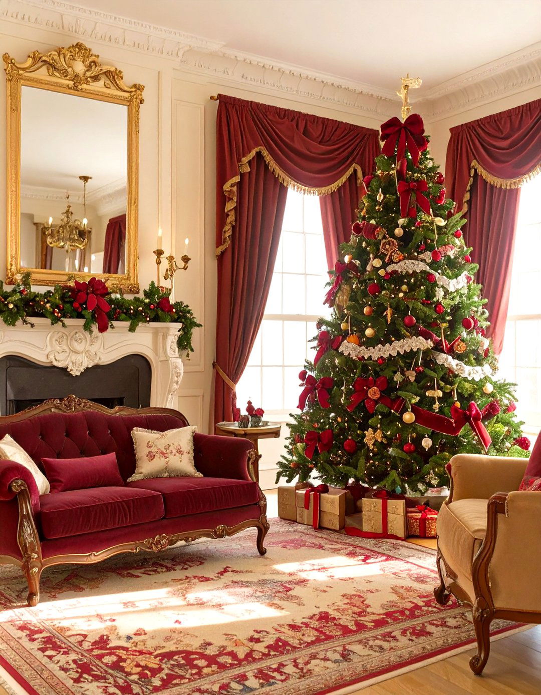 Classic Victorian Elegance - 30 interior design ideas for holiday decor