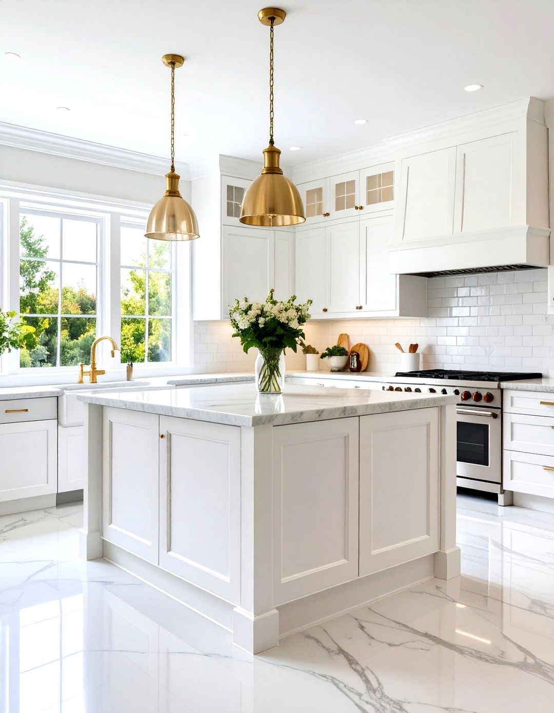 Classic White Kitchen Cabinets - 30 kitchen cabinet paint ideas