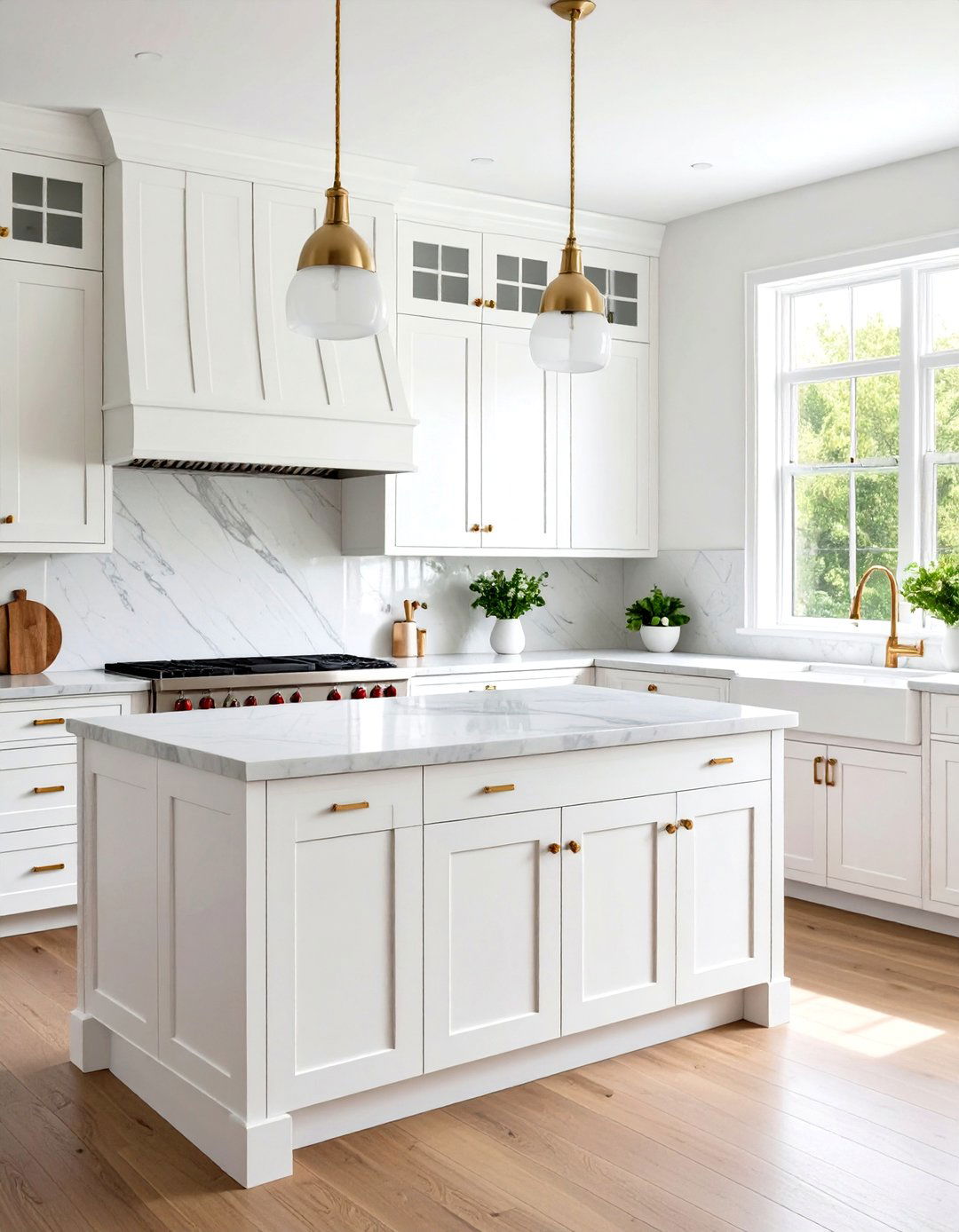 Classic White Painted Kitchen Cabinets - 30 painted kitchen cabinet ideas