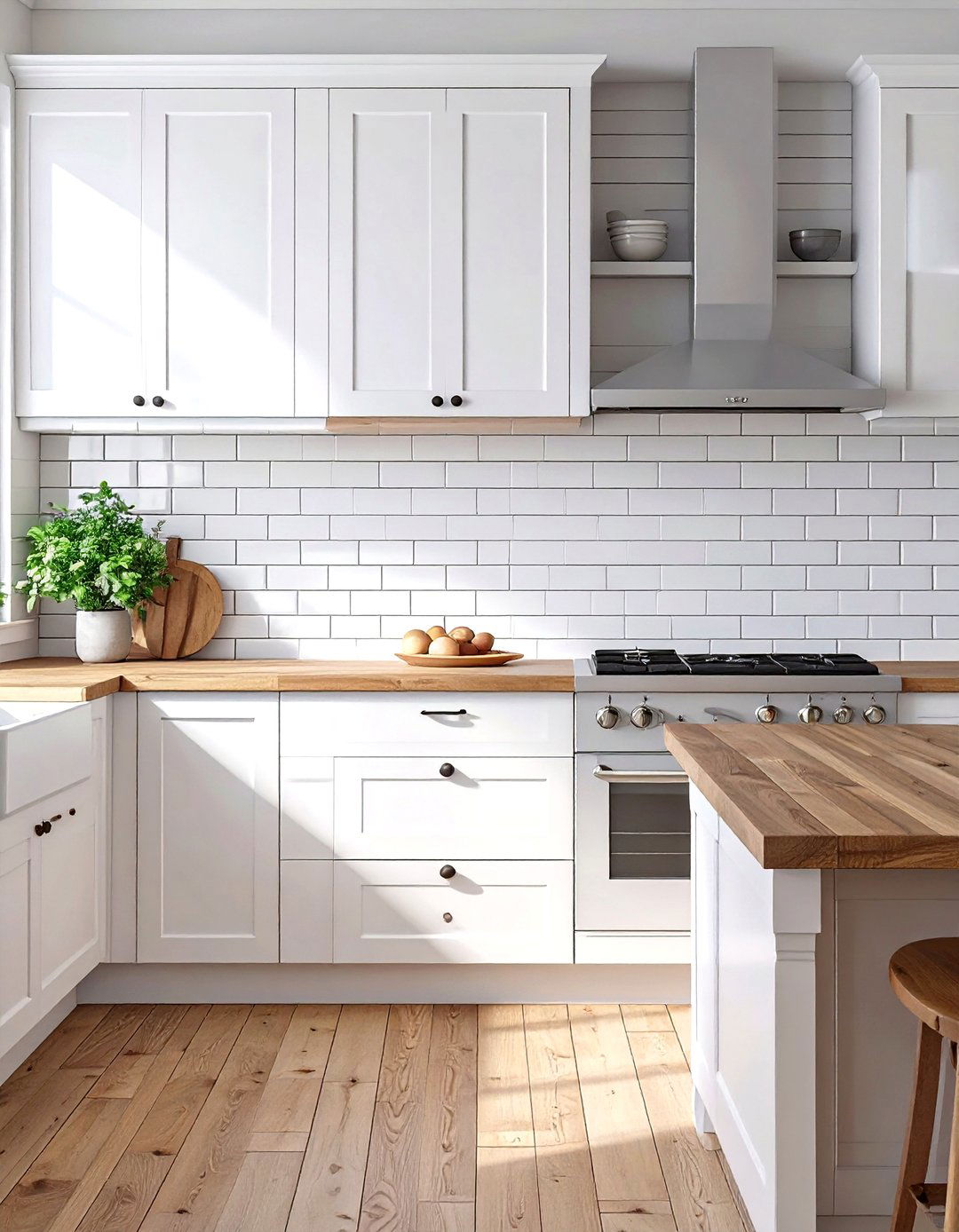 Classic White Subway Tile Backsplash - 30 diy backsplash ideas