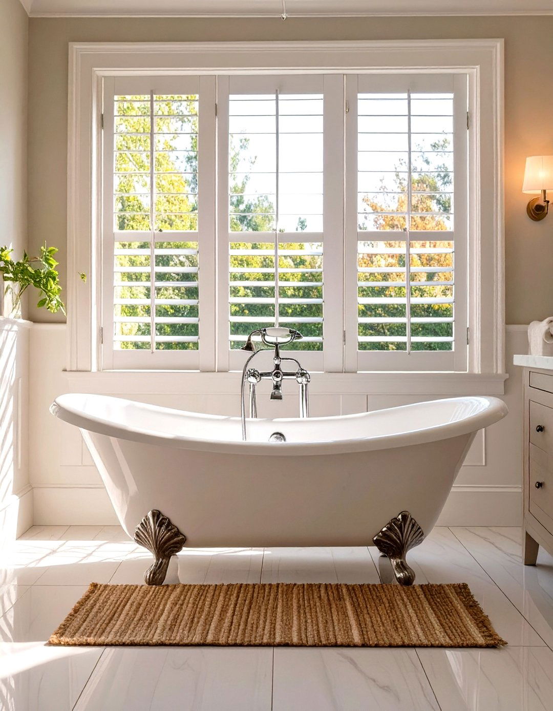 Clawfoot Freestanding Bathtubs - 30 timeless bathroom design ideas