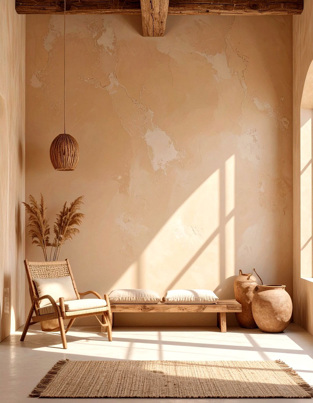 Clay or Lime Plaster Wall Textures - 30 southwestern interior design ideas