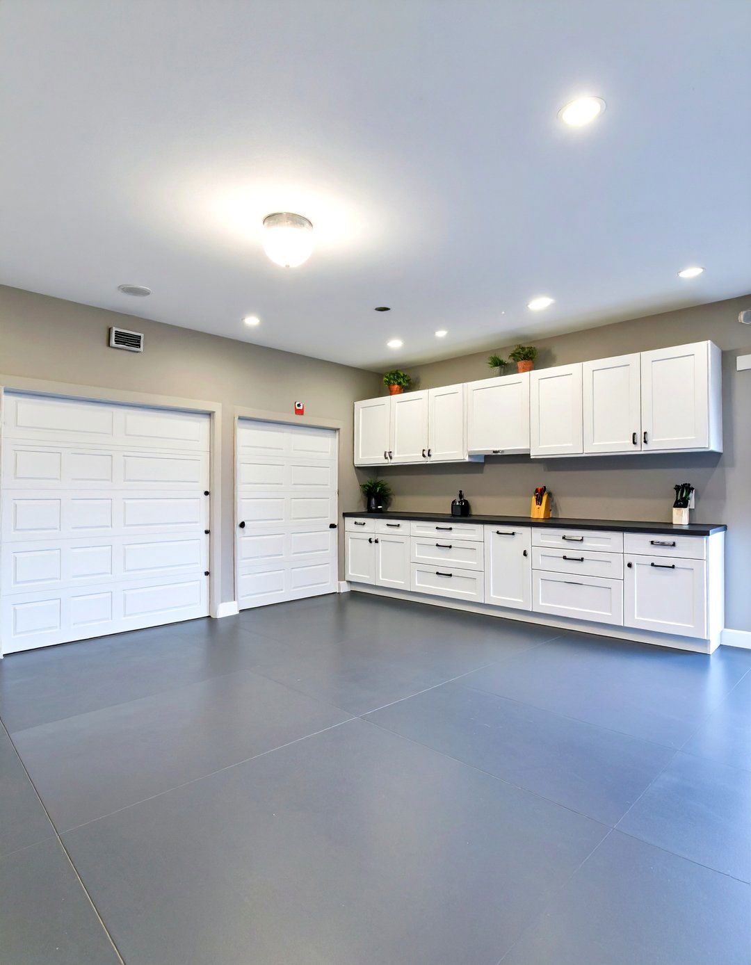 Clean and Crisp Greige - 30 garage paint color ideas