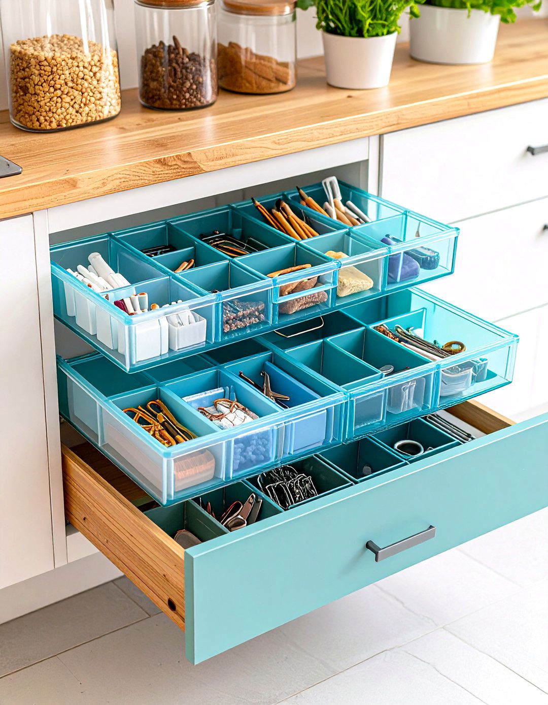 Clear Acrylic Drawer Organizers - 30 kitchen drawer organizer ideas