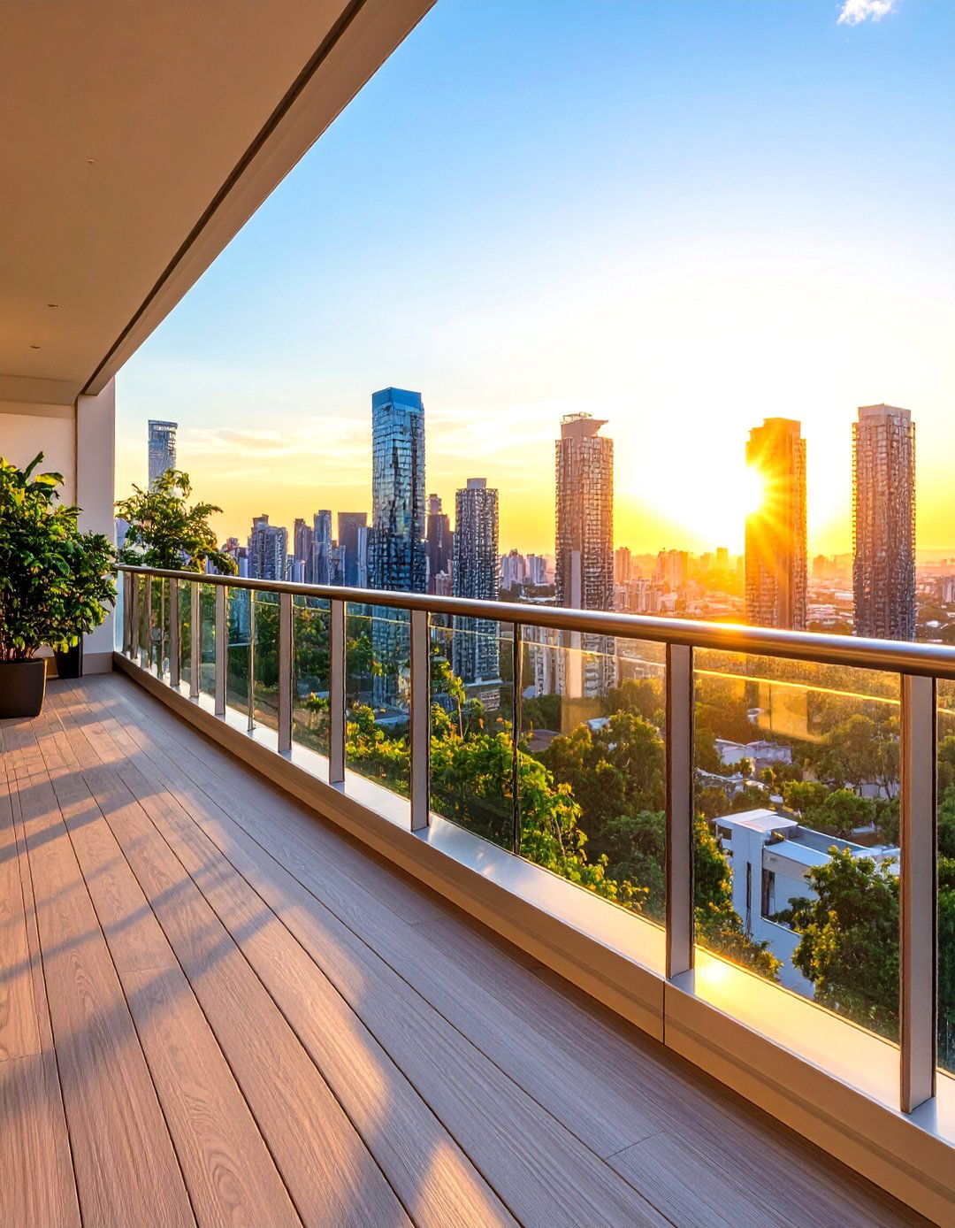 Clear Acrylic Panel Deck Rails - 30 deck rails ideas