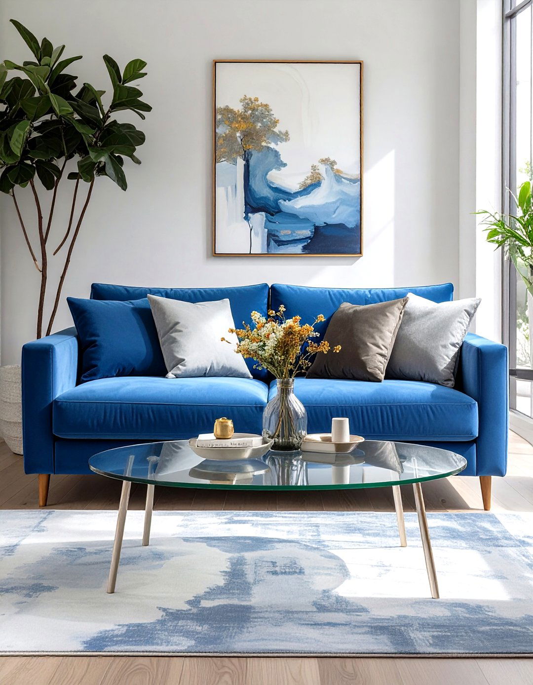 Clear Acrylic or Glass Furniture - 30 small living room design ideas