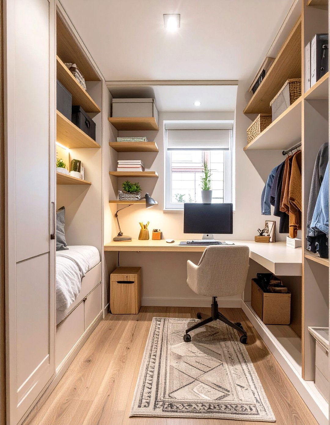 Closet Conversion Office Cloffice - 30 small office interior design ideas