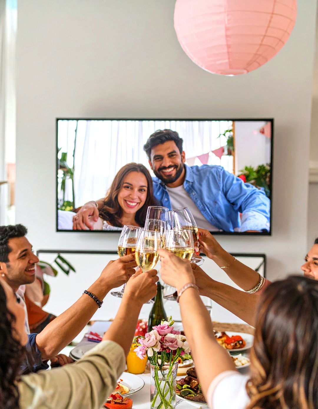 Closing with a Group Toast and Send Off - 30 virtual baby shower ideas