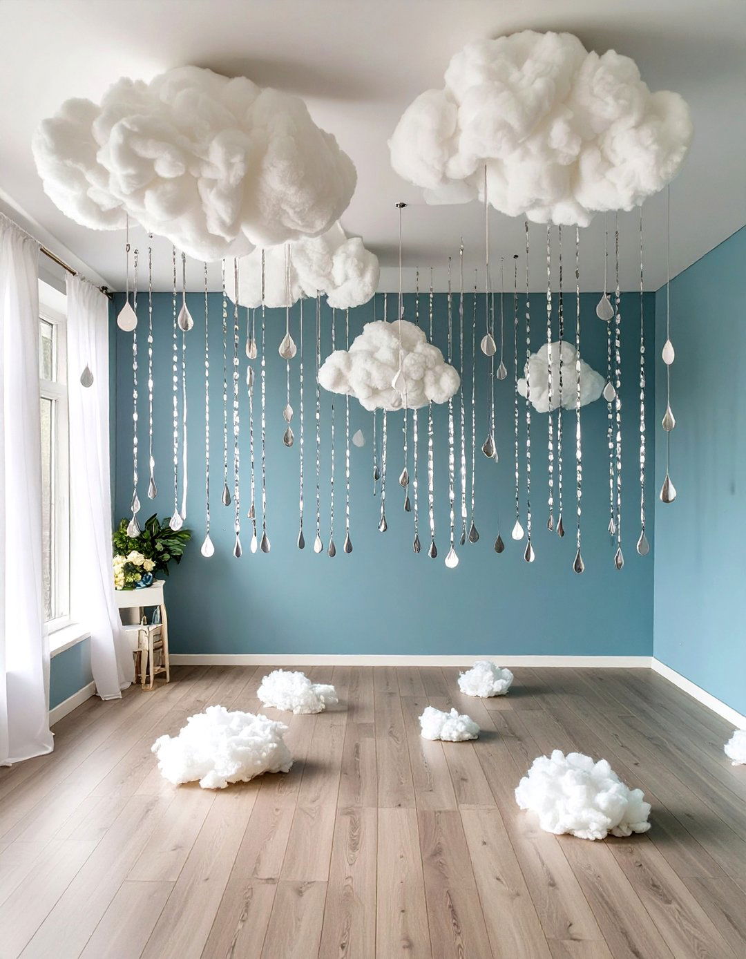 Cloud and Raindrop Sprinkle Shower - 30 sprinkle shower ideas