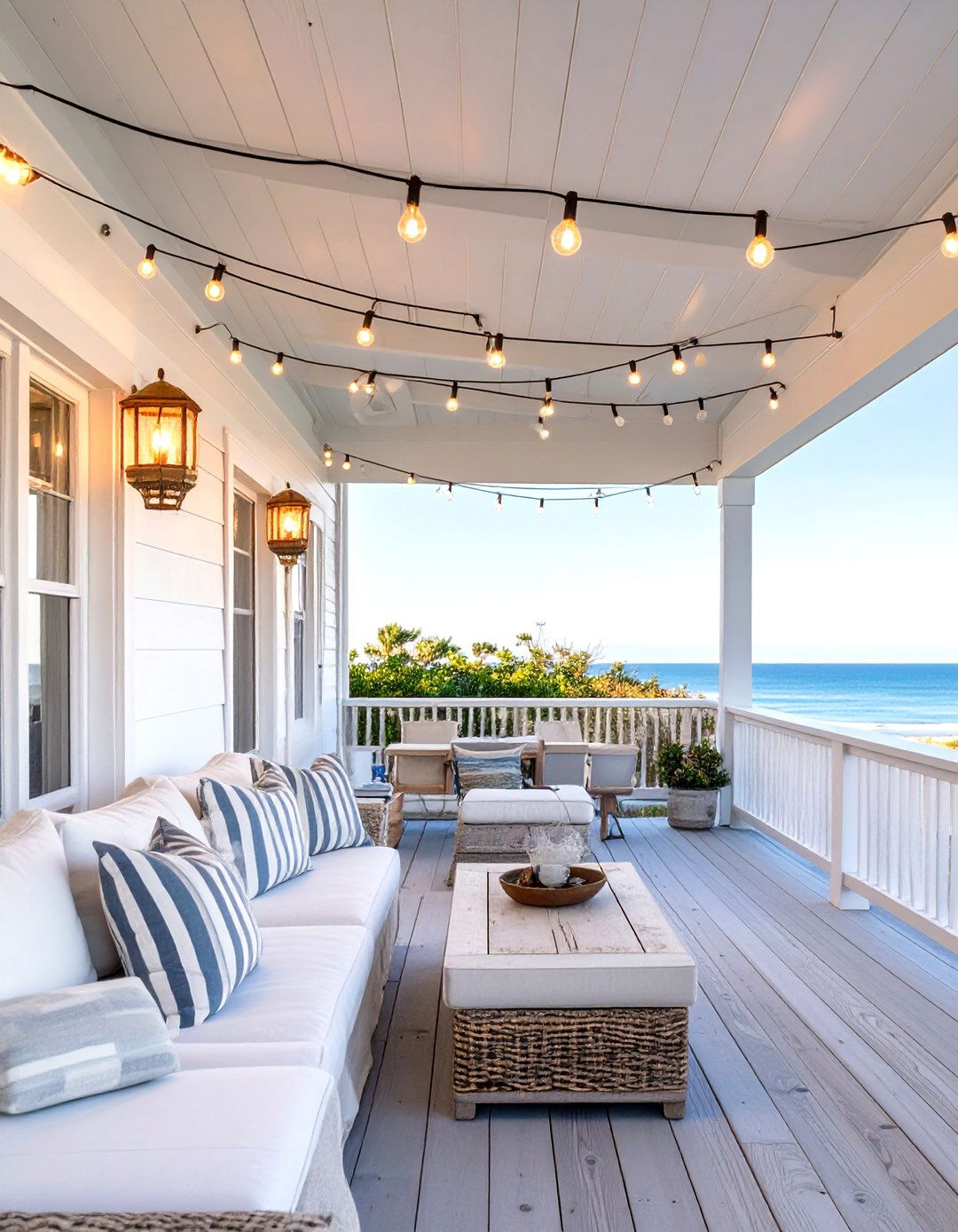 Coastal Beach House Ambiance - 30 outdoor light ideas