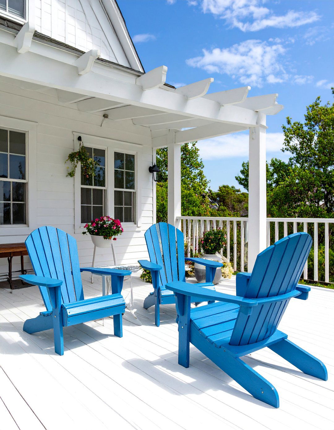 Coastal Beach House BBQ Deck - 30 backyard bbq ideas
