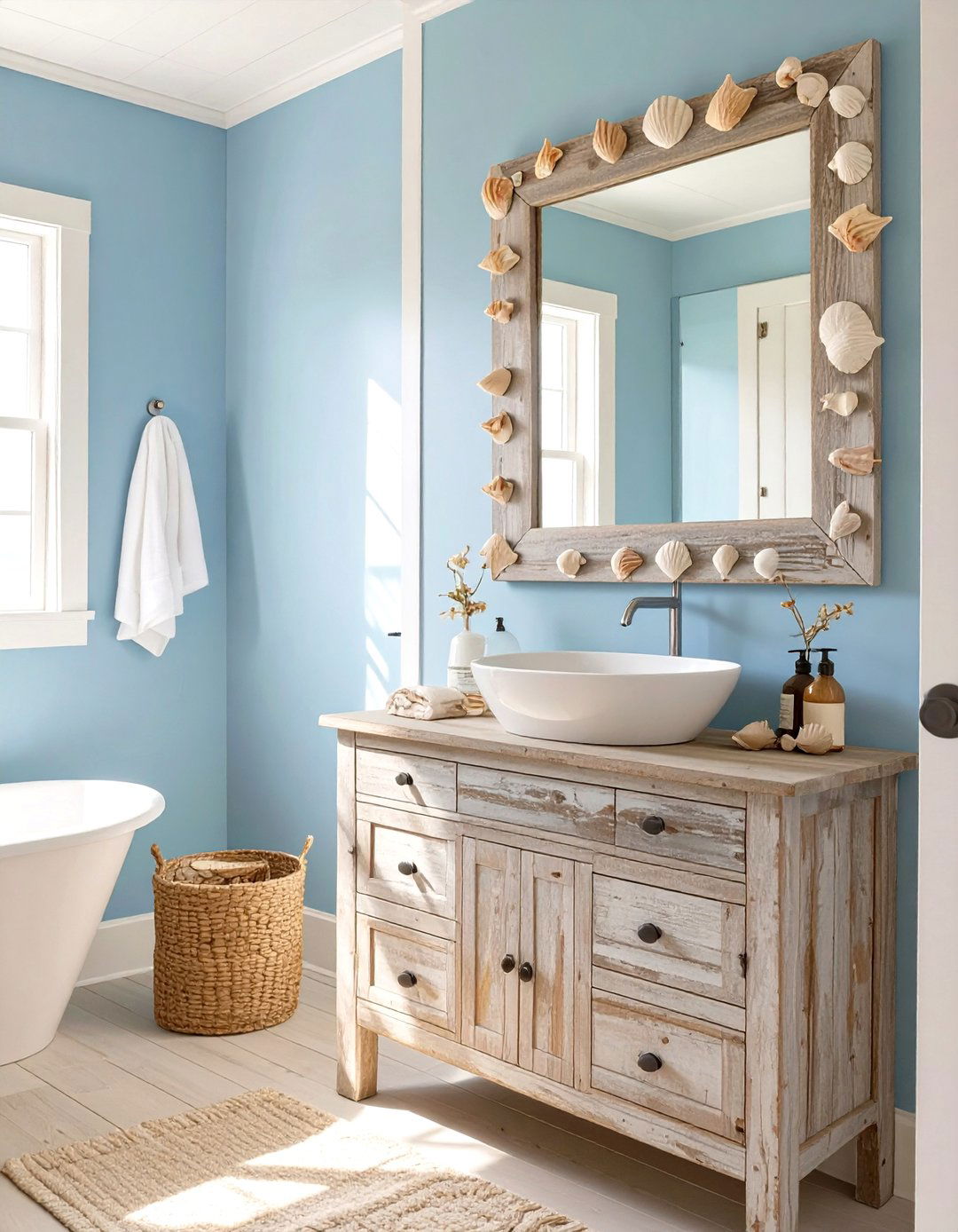 Coastal Beach House Bathroom Vibe - 30 ideas for bathroom remodel