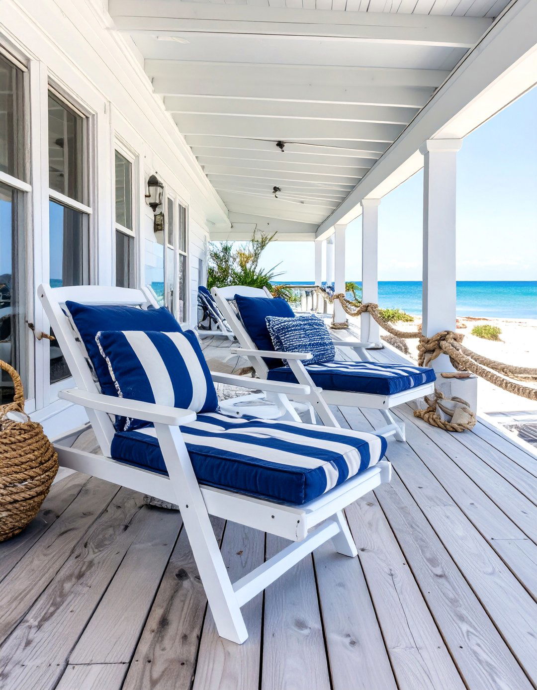 Coastal Beach House Deck - 30 deck decorating ideas