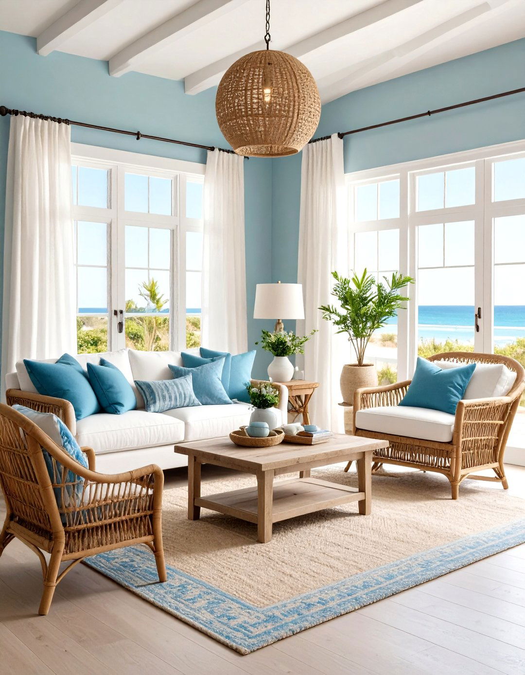 Coastal Beach House Interior Design - 30 different interior design styles ideas