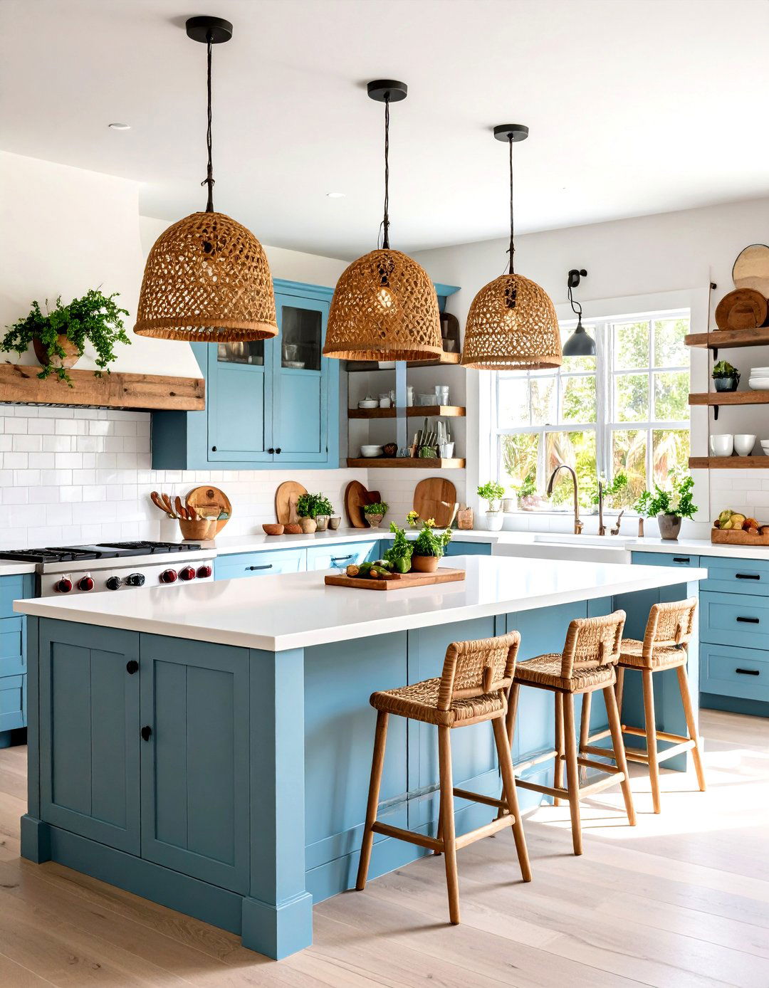 Coastal Beach House Kitchen Pendants - 30 kitchen light ideas