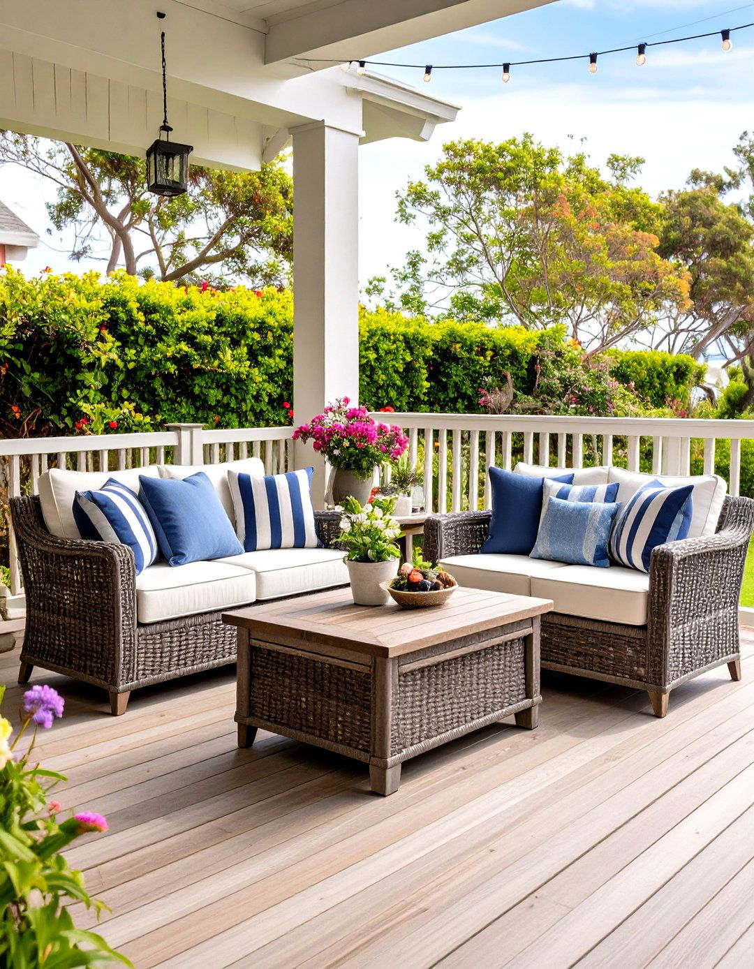 Coastal Beach Style Patio Layout - 30 patio layout ideas