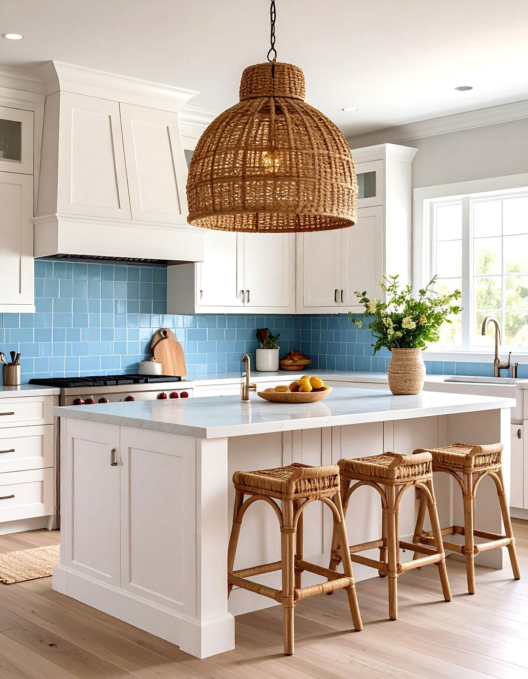 Coastal Breeze Boho Kitchen - 30 earthy boho kitchen ideas