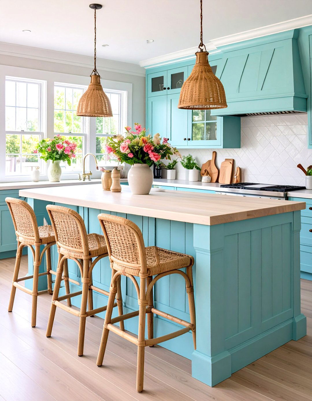 Coastal Breeze Kitchen Island - 30 island kitchen ideas