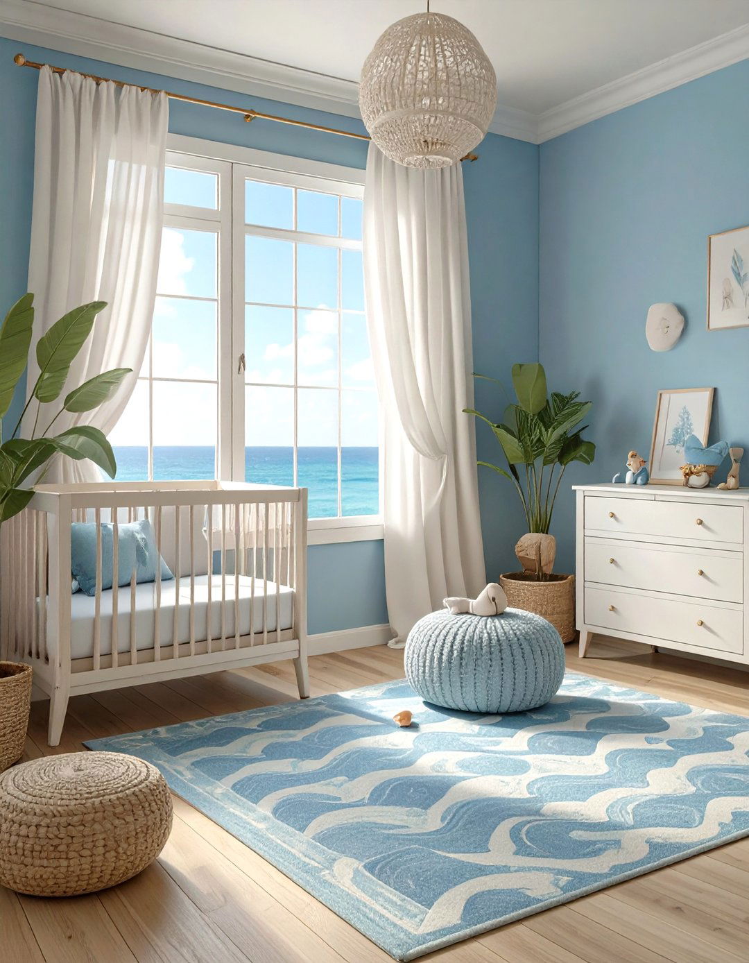 Coastal Calm Baby Room - 30 baby room decor ideas