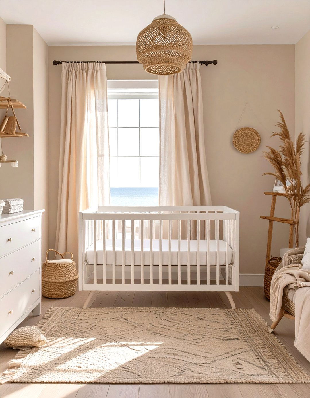 Coastal Calm Nursery - 30 nursery ideas neutral