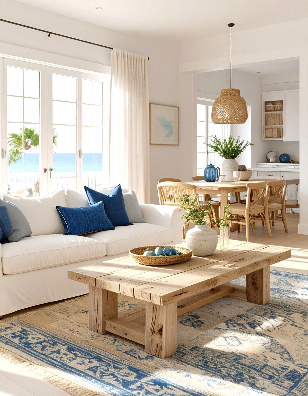 Coastal Calm Retreat - 30 lounge dining room ideas